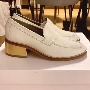 Karen Walker White Loafers